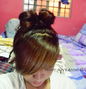 A ribbong updo or mickey ? i don't know LOL :)
