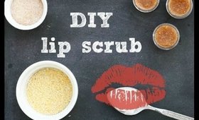 DIY Lip scrub + Container Storage