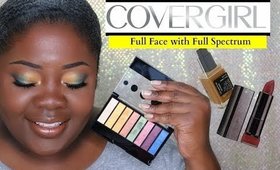 Full Face Tutorial using Covergirl Full Spectrum Collection | Dark Skin