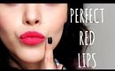 Tips for a perfect red lip
