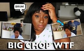 MY BEST FRIEND CUT MY HAIR! | BIG CHOP STORYTIME