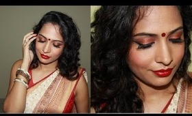 Druga Pooja : Bengali Bridal Makeup : Makeup By Indianmakeupguru Shruti