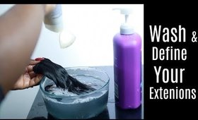 ♡ Wash & Define Your Extensions/Wigs