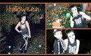 Last Minute DIY Skeleton Halloween Tutorial! (Makeup, Hair, & Costume)