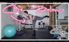 Balance & Core | At Home Workout | Caitlyn Kreklewich