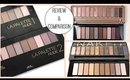 L'Oréal La Palette Nude 1 & 2 Review + Urban Decay Naked Palettes Comparison! | Bailey B.
