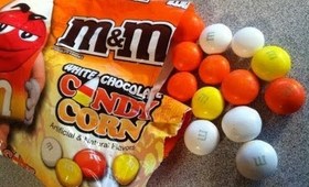 White Chocolate Candy corn M&Ms, Say whaaaaaaat?!