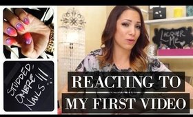 LIVE: REACTING TO MY FIRST VIDEO