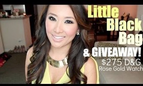ROSE GOLD WATCH GIVEAWAY & Thoughts on Little Black Bag : )