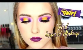 Twirl Chocolate Bar Inspired Makeup Tutorial | shivonmakeupbiz