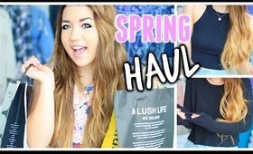 HUGE SPRING HAUL: Brandy Melville, Top Shop, Urban Outfitters, Lush, + MORE!