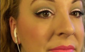 GET READY WITH ME... Green, Pink and Bright!