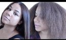Curly to Straight Hair Tutorial - tricks for a silky, smooth, long lasting press (at home!)