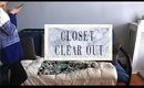 How To Clear Out Your Closet In ONE Hour