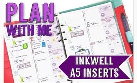 Plan with me: INKWELL PRESS A5 INSERTS #29