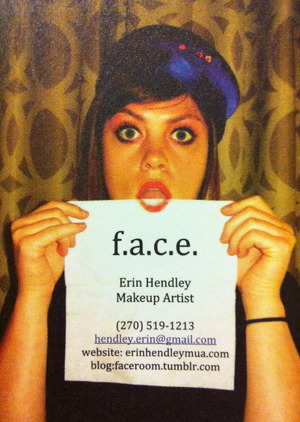 Business Card...I did the makeup too;)