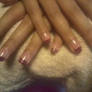 Zebra Pink Nails