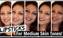 Brown, Nude, Dark Drugstore Lipsticks for Medium, Olive, Indian, Brown, Skin Tones! │ Plus Swatches!