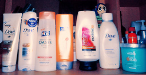 I am a conditioner addict. I use too much conditioner after I shampoo and even on the days I don’t shampoo…I don’t do any conditioner only wash, my hair is at its best with silicone, a lot a silicone.  Needless to say I buy a lot of conditioner, in fact everytime I go shopping I look for another conditioner to buy…unfortunately not all brands works with my hair. Here is why…
I have low 2b wavy Low Porosity hair.  That is when I do the porosity test (simply put a strand of your freshly clean hair on a cup or water or something) my hair floats forever. Which means two things:  1. my hair doesn’t need additional protein 2. my hair can hardly hold moisture. 
So protein based conditioners are pointless. Although I currently have a sauve matrix line protein conditioner which I use like once every blue moon. Also most deep conditioning treatment is mostly protein-rich so I try to find something which is rather hydrating not a protein-treatment. So I am currently using L’oreal Hair Spa which works fine. 
Back to the Porosity factor, since my hair can not hold much moisture on its own, adding some kind of sealing agents is important so that my hair doesn’t look dry/frizzy and is in its optimal condition.  After trying a lot of different conditioner, I settled for Dove Nourshing Oil control series because it has added oil which helps to seal the water to some extent. I’m really partial to the whole brand and try a lot of different dove conditioners (currently also using moisturizing and hair fall ones). All of them gave me satisfactory results.
So, I also have Pantene curly hair series curl to straight conditioner which makes my wavy hair straighter without heat or anything.
I use some lightweight conditioner like VO5 for the days I wont use shampoo. I shampoo 2-3 times every week and condition everyday thus the lightweight conditioners, which will not cause built up in-between the shampoo. 
Here is one of my secret, because of the moisture situation, I usually to add a bit of honey with conditioner everytime I condition my hair, may that be a regular after shampoo conditioner, treatment conditioner, deep conditioner or even hot oil treatment. Always. Add. Honey. It helps to retain moisture, makes my hair really soft and keeps frizz at bay. I have longhaircommunity to thank for the tip. Whatever your hair type/condition/ porosity level etc is, it does amazing stuff for your hair. Try it :)