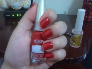 the good and old tomato red nail!