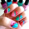 Brilliant Clouds nail art