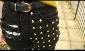 Studded Shorts OOTD feat. Native Heart