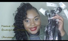 Unboxing | Maxine Hair Guangxun Company (Amazon)Brazilian Body Wave Hair