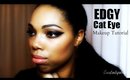 Edgy Cat Eye Makeup Tutorial : Curlsnlipstick