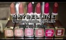 Maybelline Creamy Matte Lipsticks | Swatches & Review