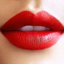 Red ruby lips