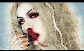 How to Look Like a VAMPIRE...🔪 Shironuri Makeup Tutorial [吸血鬼] 白塗り メイク