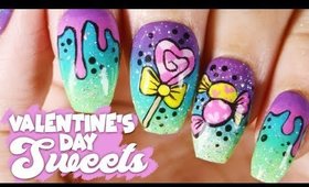 Valentine's Day Sweets Nail Art Tutorial // How to Nail Art at Home