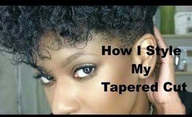 How I Style My Tapered Cut