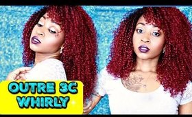 Outre 3c Whirly Curly Red Wig Big Beautiful Hair #FallHair  ft KeishaJ