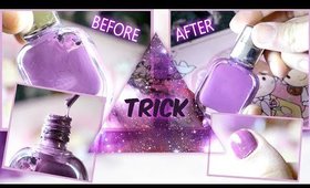 DIY: Dry & Tacky Nail Polish To Smooth & Liquidy HOW TO- TRICK