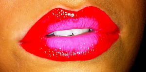 CrownBrush Red Lipstick with CrownBrush Pink Lipstick