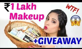 *HUGE* Makeup Haul + Review + GIVEAWAY (High-End Makeup) | ShrutiArjunAnand