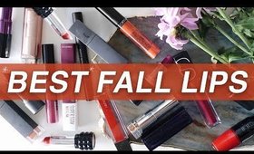 BEST FALL LIP PRODUCTS & Lip Swatches | Jamie Paige