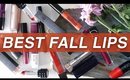 BEST FALL LIP PRODUCTS & Lip Swatches | Jamie Paige