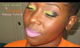 Requested Makeup Tutorial | Green and Orange look