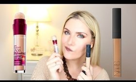 NARS RADIANT CREAMY CONCEALER VS MAYBELLINE AGE REWIND | COMPARISON REVIEW + FIRST IMPRESSIONS
