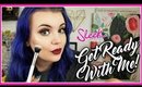 CHATTY GET READY WITH ME!!! ( & TRYING SLEEK MAKEUP)