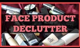 Foundation Primer Concealer Declutter 2018 | Face Makeup Product Declutter 2018