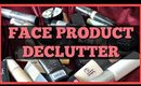 Foundation Primer Concealer Declutter 2018 | Face Makeup Product Declutter 2018