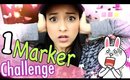 1 MARKER CHALLENGE!!! + CONTEST on Instagram!!
