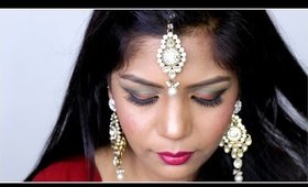 Festive Traditional Indian Makeup | Full Face Tutorial