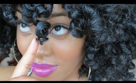 How to Get Perfectly Defined & Shiny Flat Twist & Curl Results using Shea Butter & Flaxseed Gel