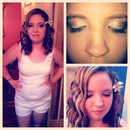 White Party Make up done for my friend Mary 
