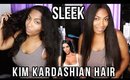 How to: Kim Kardashian West Sleek Hair Tutorial