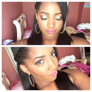 Simple daytime look using the naked 2 palette 